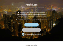 Tablet Screenshot of pimpfish.com